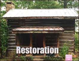 Historic Log Cabin Restoration  Orangeburg County,  South Carolina